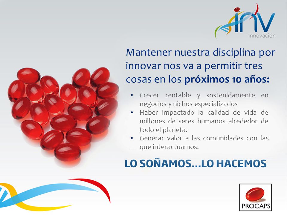 Mantener nuestra disciplina por innovar nos va a permitir tres cosas en los próximos 10 años: