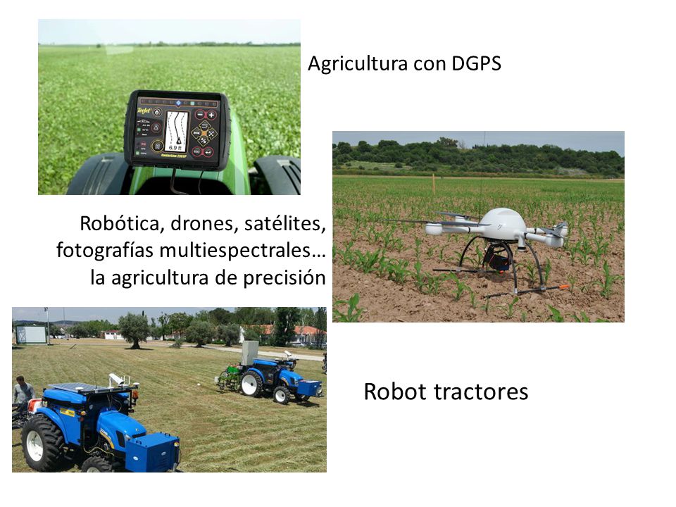 Robot tractores Agricultura con DGPS