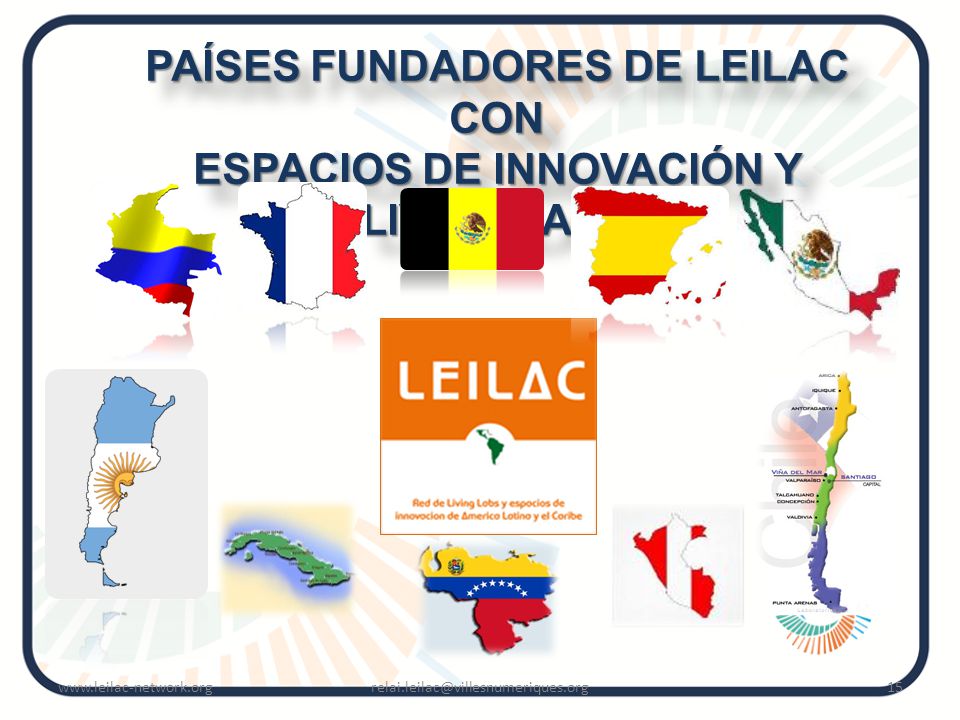 PAÍSES FUNDADORES DE LEILAC CON ESPACIOS DE INNOVACIÓN Y LIVING LABS