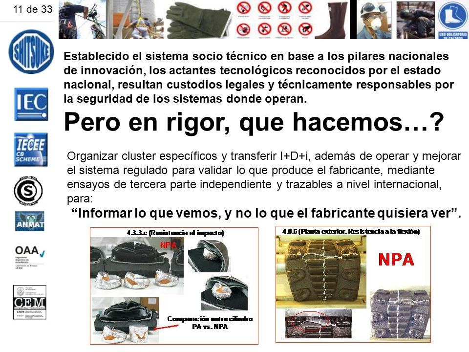Informar lo que vemos, y no lo que el fabricante quisiera ver .