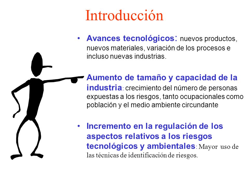 Introducción Avances tecnológicos: nuevos productos, nuevos materiales, variación de los procesos e incluso nuevas industrias.
