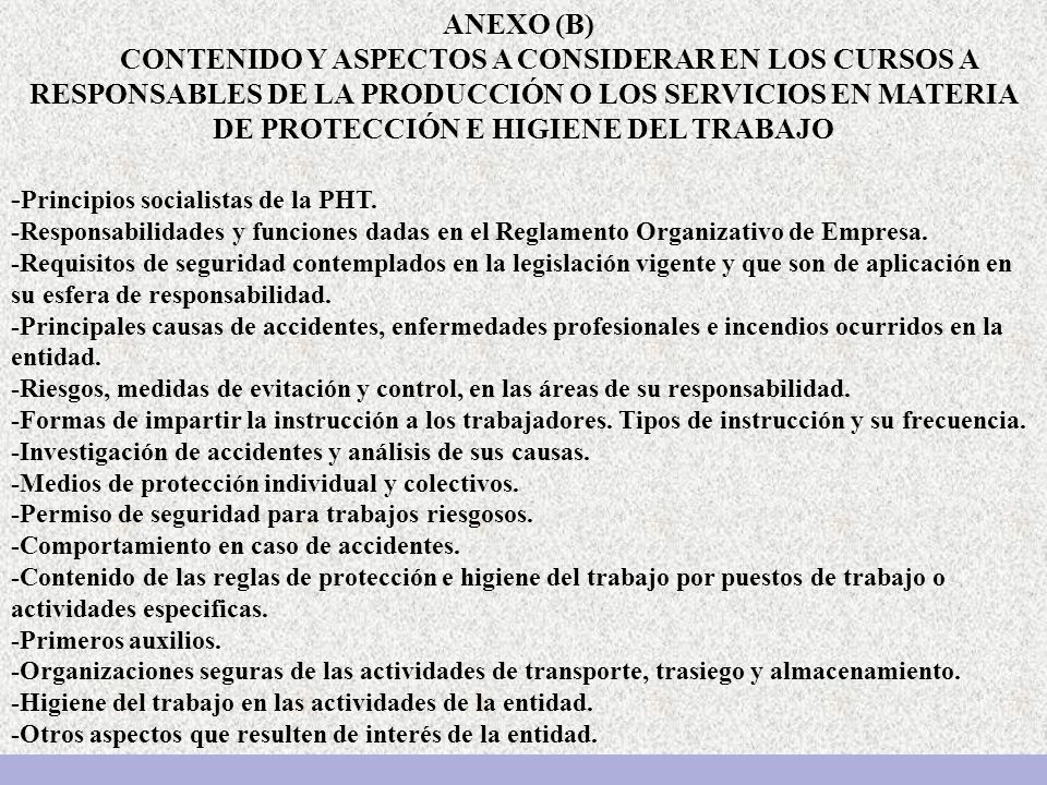 -Principios socialistas de la PHT.