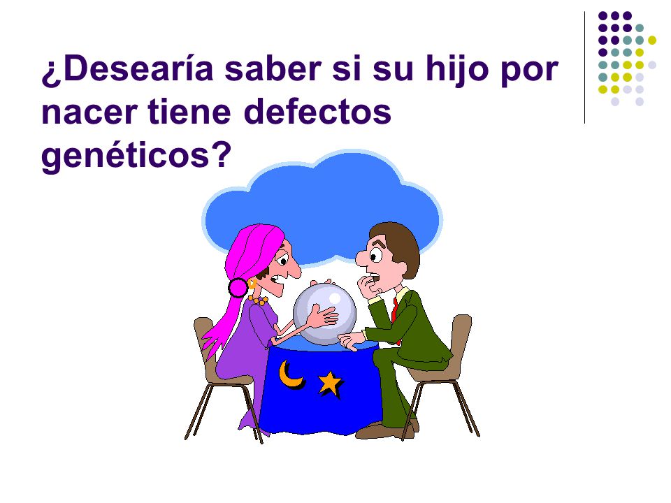 ¿Desearía saber si su hijo por nacer tiene defectos genéticos