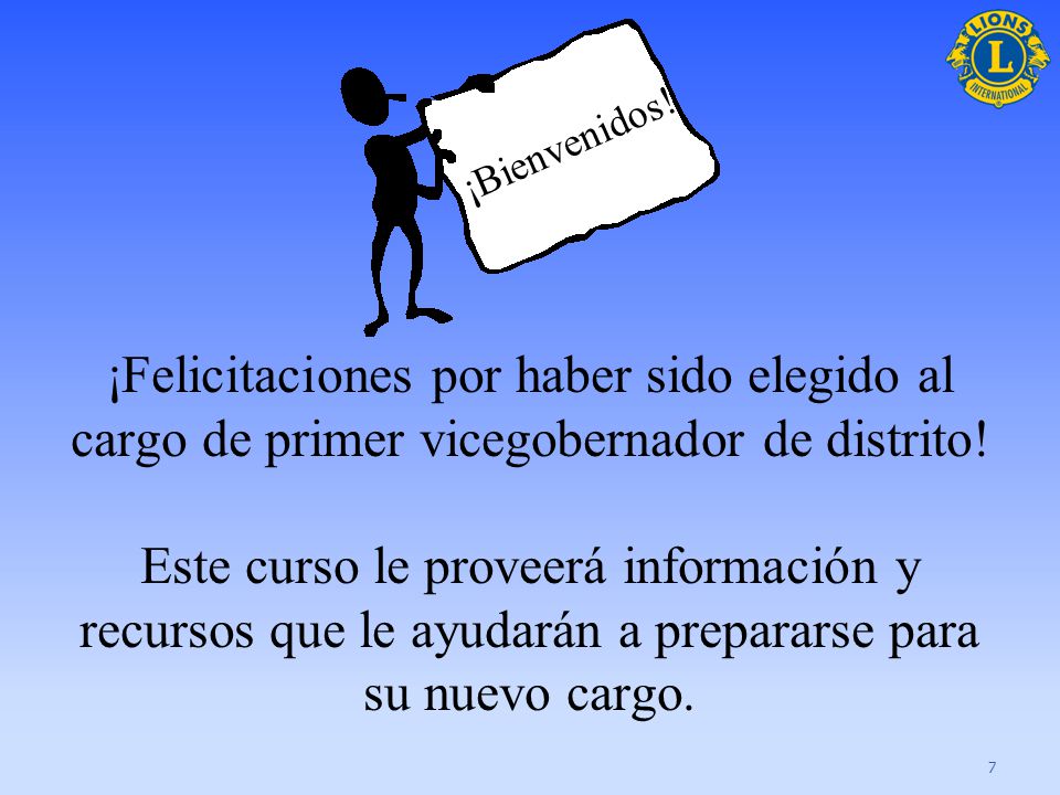 Este curso contiene: Información sobre el equipo del gobernador de distrito.
