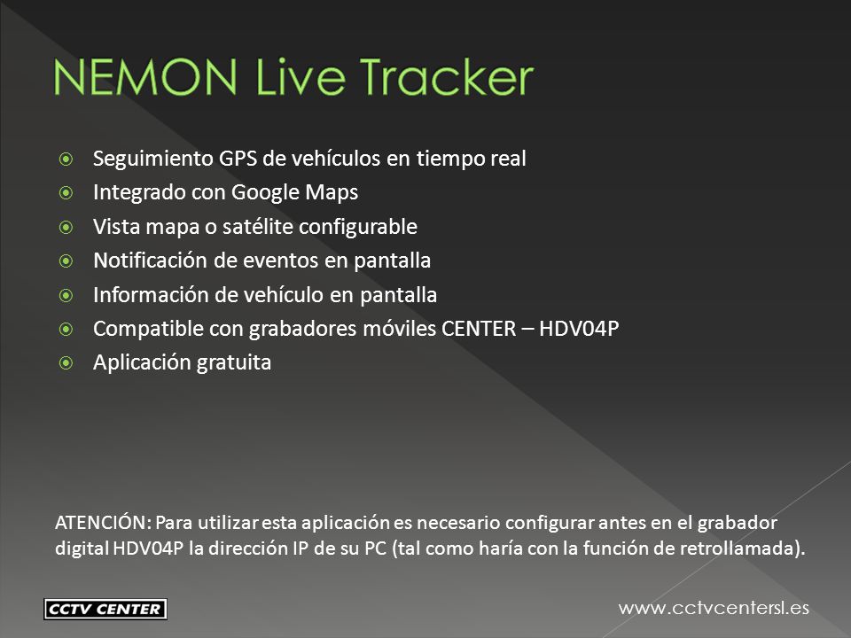 NEMON Live Tracker Seguimiento GPS de vehículos en tiempo real