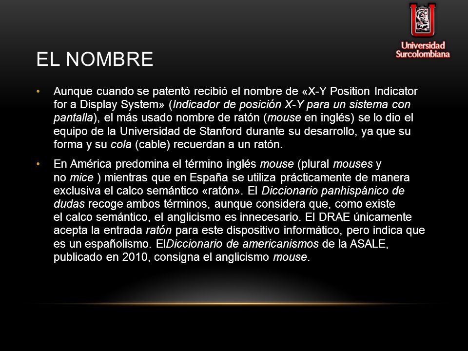 El nombre
