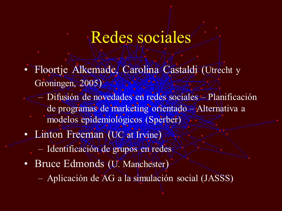 Redes sociales Floortje Alkemade, Carolina Castaldi (Utrecht y Groningen, 2005)