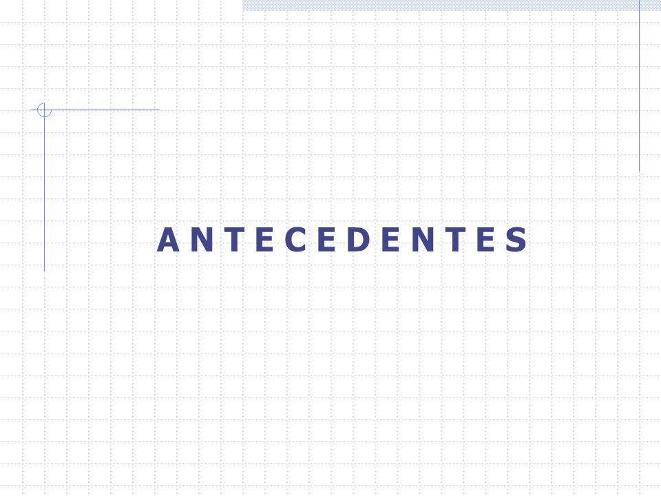 A N T E C E D E N T E S
