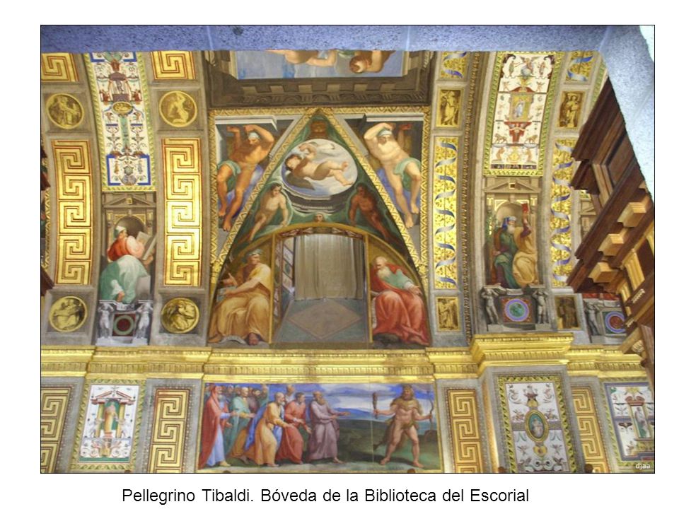 Pellegrino Tibaldi. Bóveda de la Biblioteca del Escorial