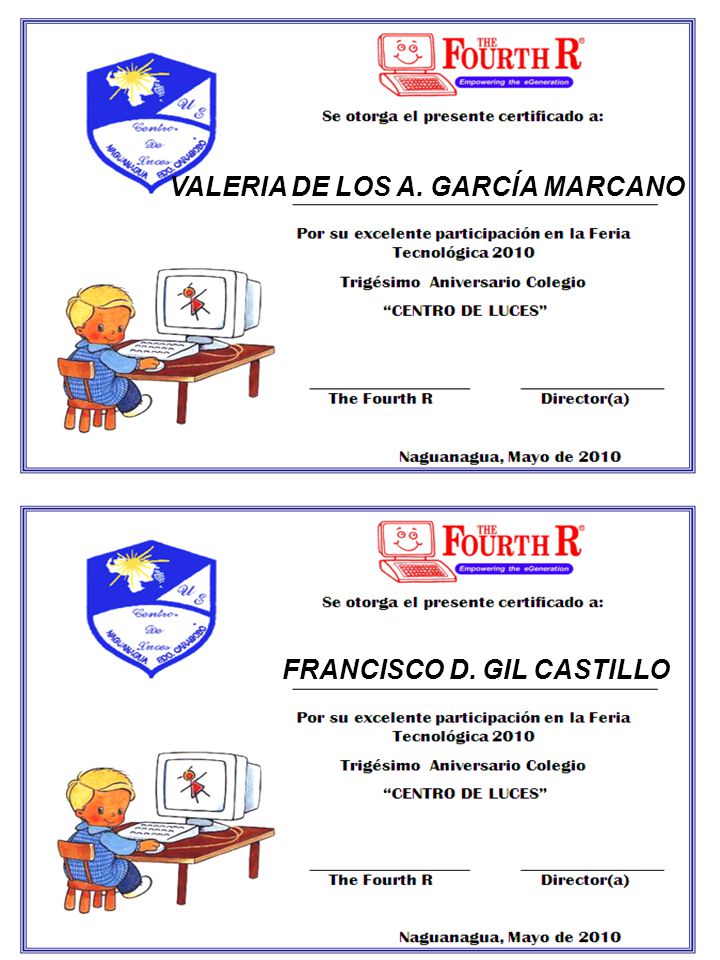 VALERIA DE LOS A. GARCÍA MARCANO FRANCISCO D. GIL CASTILLO