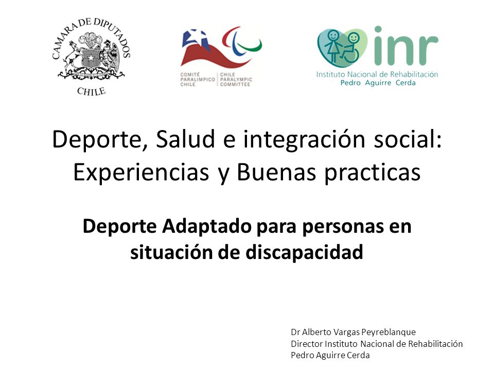 Deporte, Salud e integración social: Experiencias y Buenas practicas