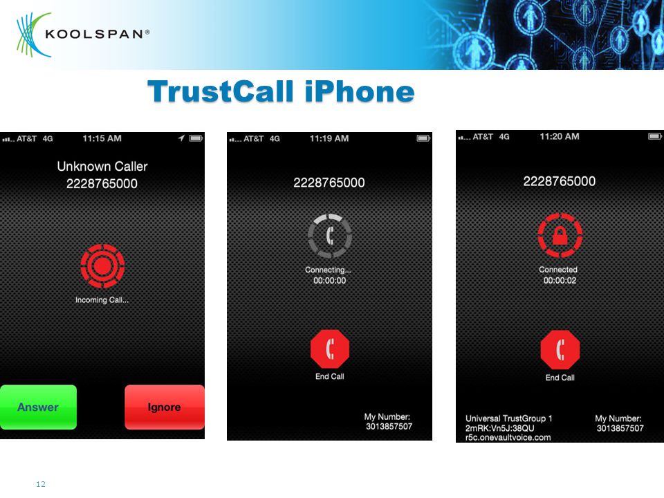 TrustCall iPhone