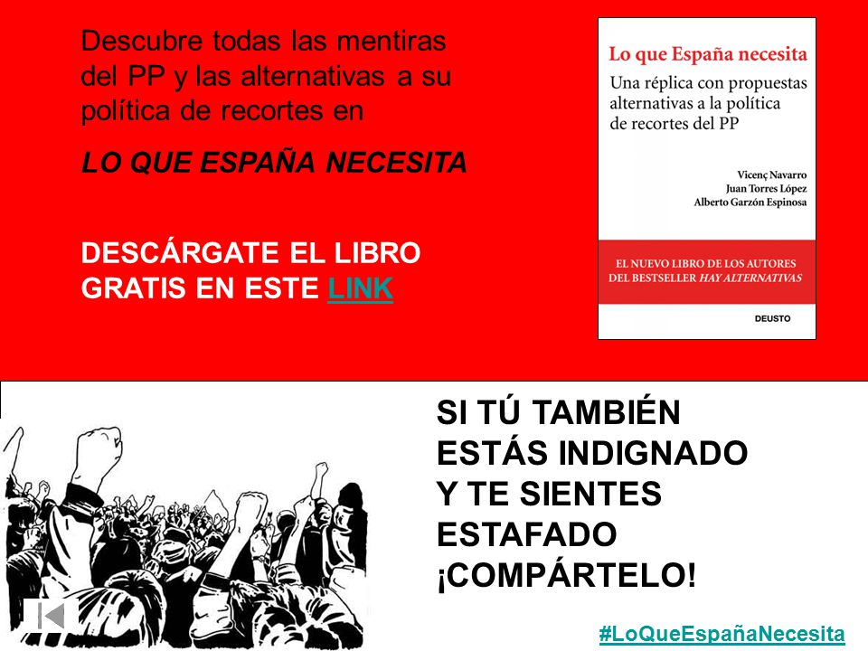 SI TÚ TAMBIÉN ESTÁS INDIGNADO Y TE SIENTES ESTAFADO ¡COMPÁRTELO!