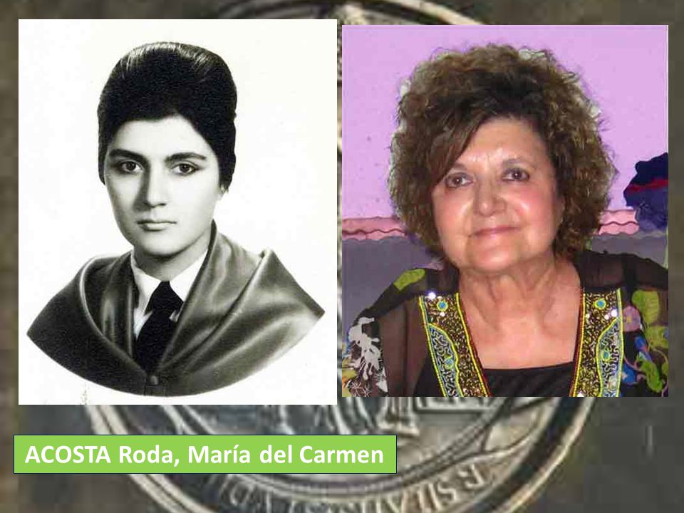 ACOSTA Roda, María del Carmen