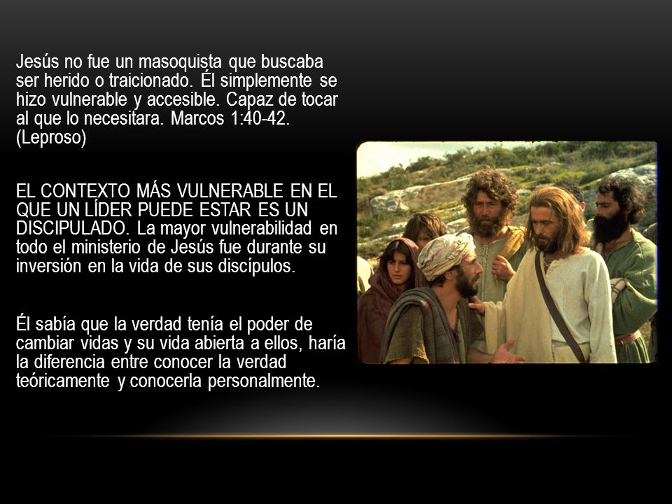 Jesús no fue un masoquista que buscaba ser herido o traicionado
