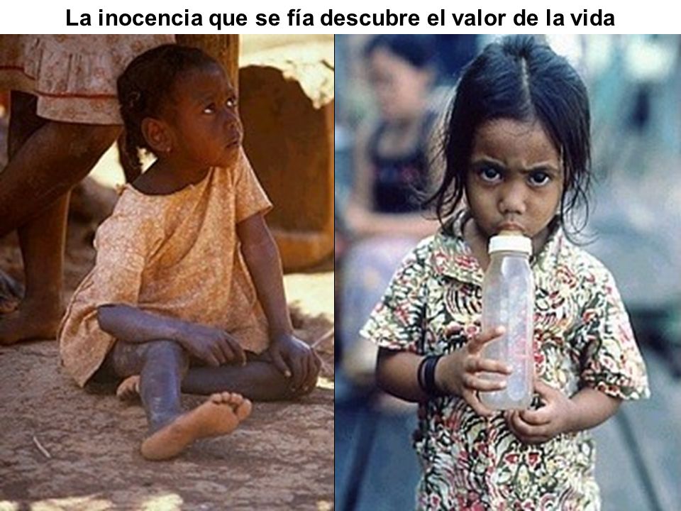 La inocencia que se fía descubre el valor de la vida