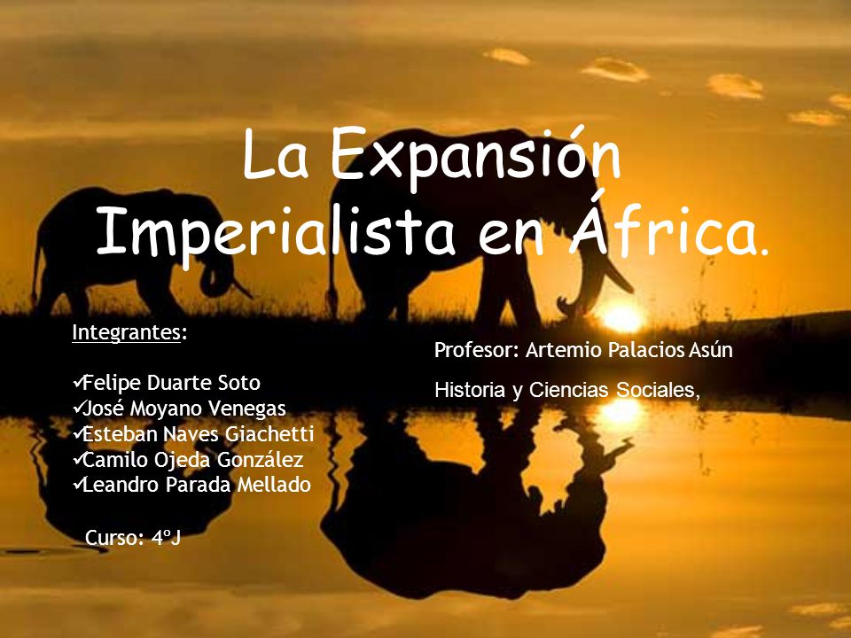 La Expansión Imperialista en África.