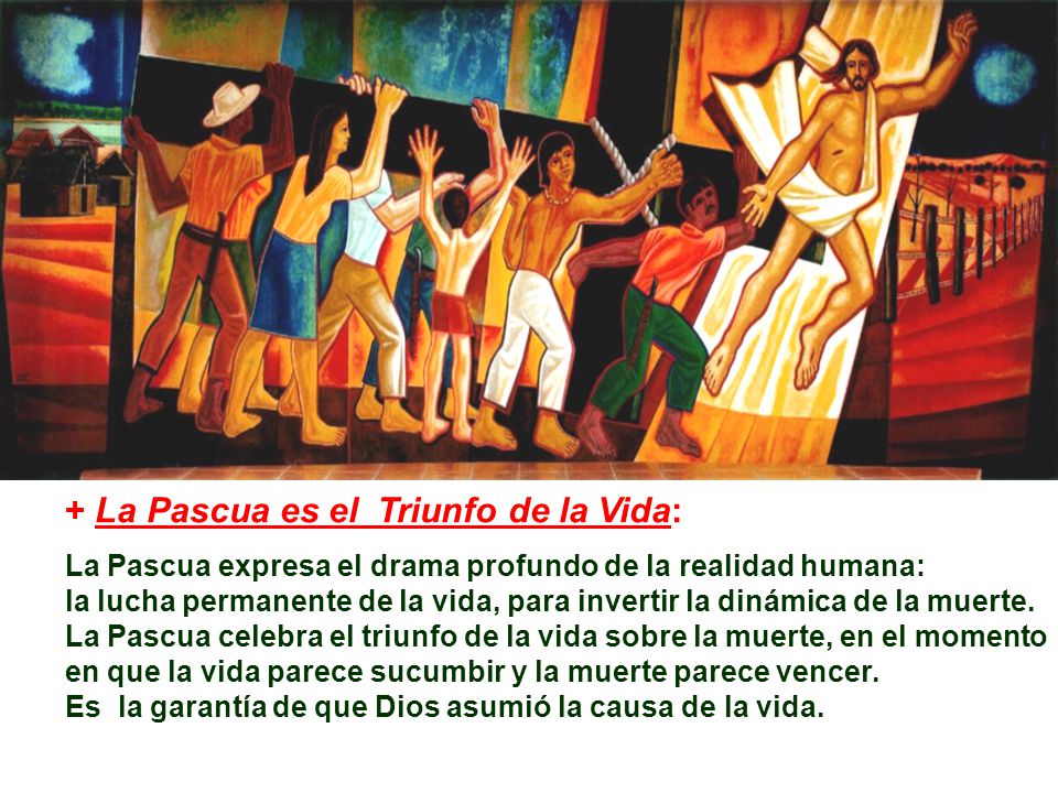 + La Pascua es el Triunfo de la Vida: