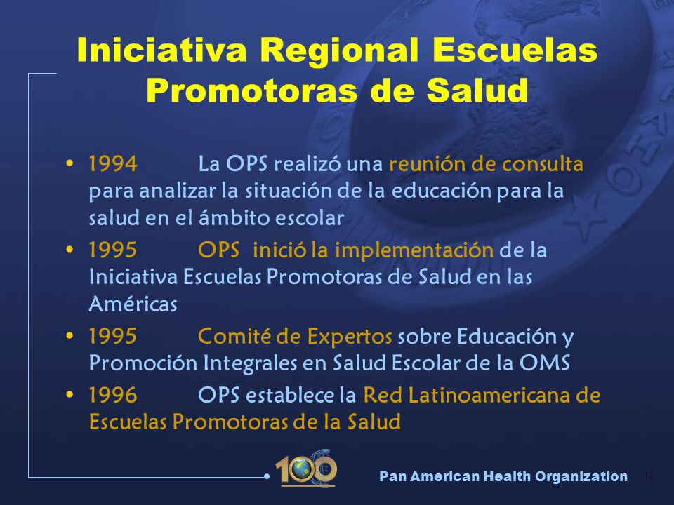 Iniciativa Regional Escuelas Promotoras de Salud