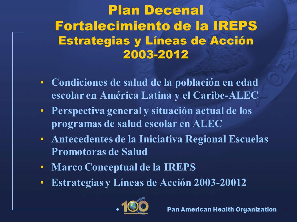 Plan Decenal Fortalecimiento de la IREPS Estrategias y Líneas de Acción