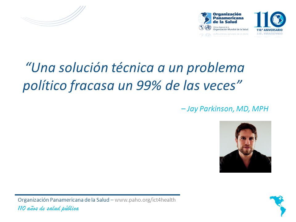 Una solución técnica a un problema político fracasa un 99% de las veces
