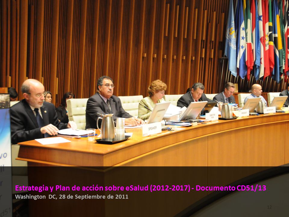 Estrategia y Plan de acción sobre eSalud ( ) - Documento CD51/13