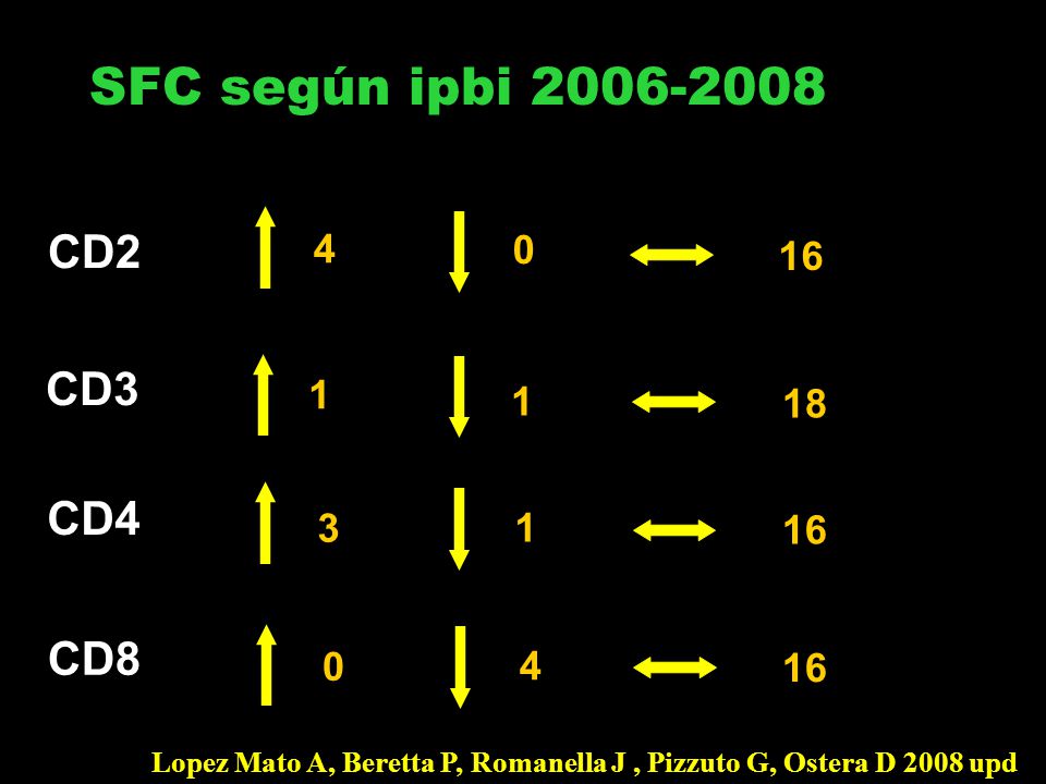 Lopez Mato A, Beretta P, Romanella J , Pizzuto G, Ostera D 2008 upd