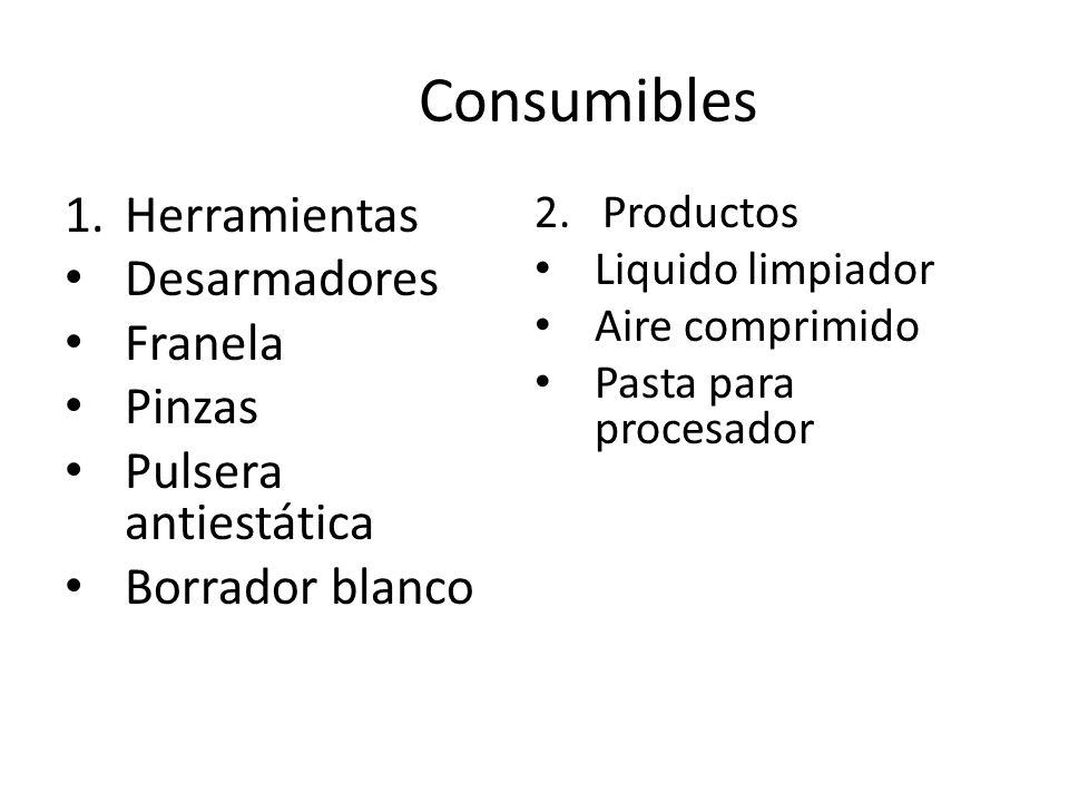 Consumibles Herramientas Desarmadores Franela Pinzas