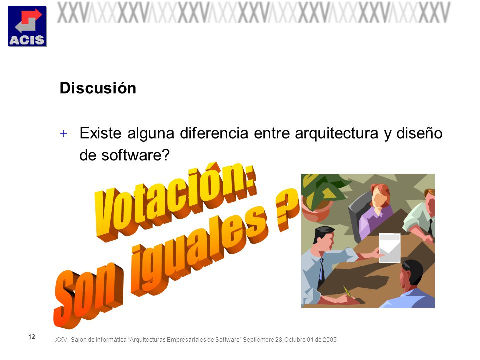 Votación: Son iguales Discusión