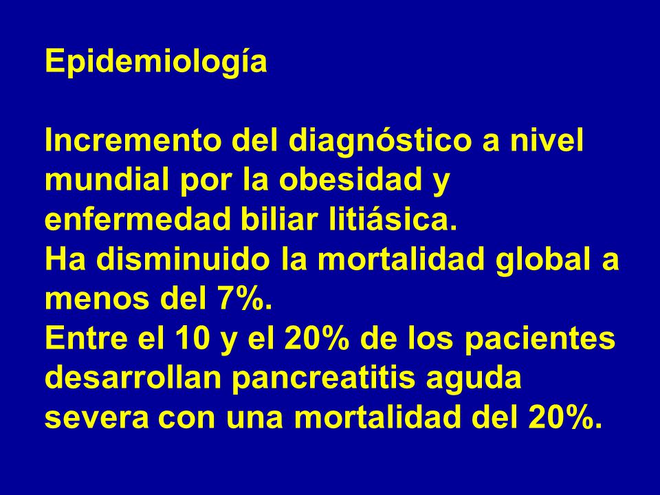 Ha disminuido la mortalidad global a menos del 7%.