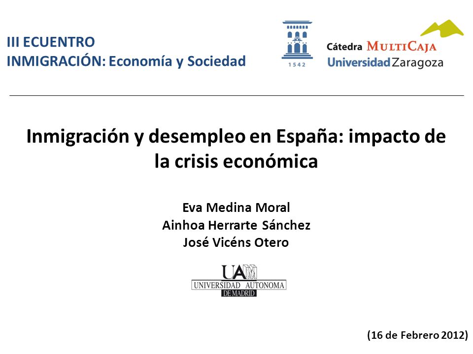 Inmigración y desempleo en España: impacto de la crisis económica