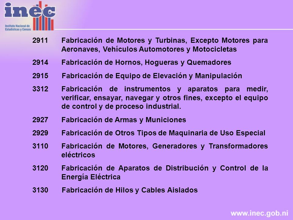 Fabricación de Motores y Turbinas, Excepto Motores para Aeronaves, Vehículos Automotores y Motocicletas