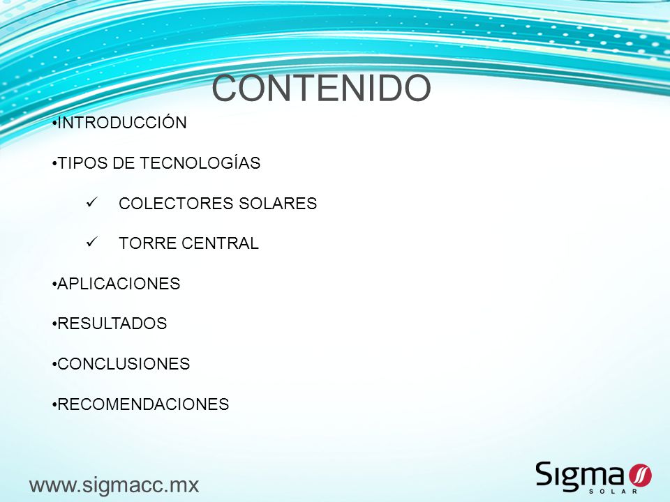 CONTENIDO   INTRODUCCIÓN TIPOS DE TECNOLOGÍAS