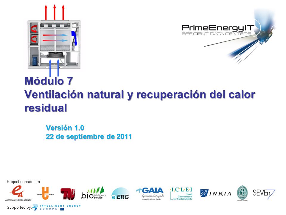 Módulo 7 Ventilación natural y recuperación del calor residual