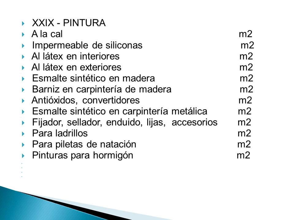 Impermeable de siliconas m2 Al látex en interiores m2