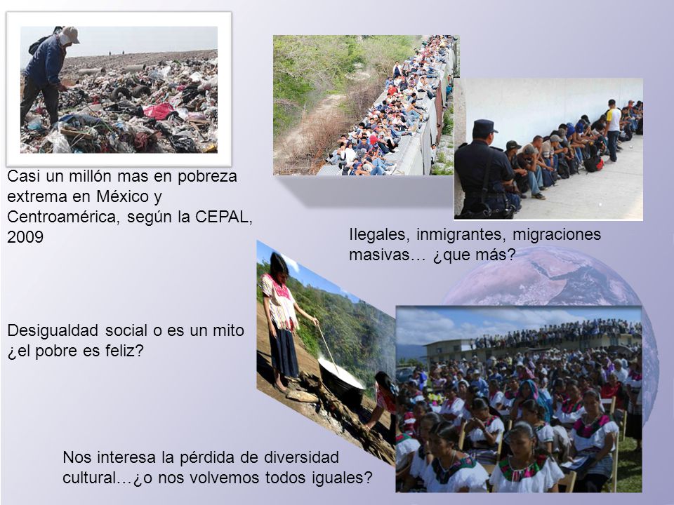 Casi un millón mas en pobreza extrema en México y Centroamérica, según la CEPAL, 2009