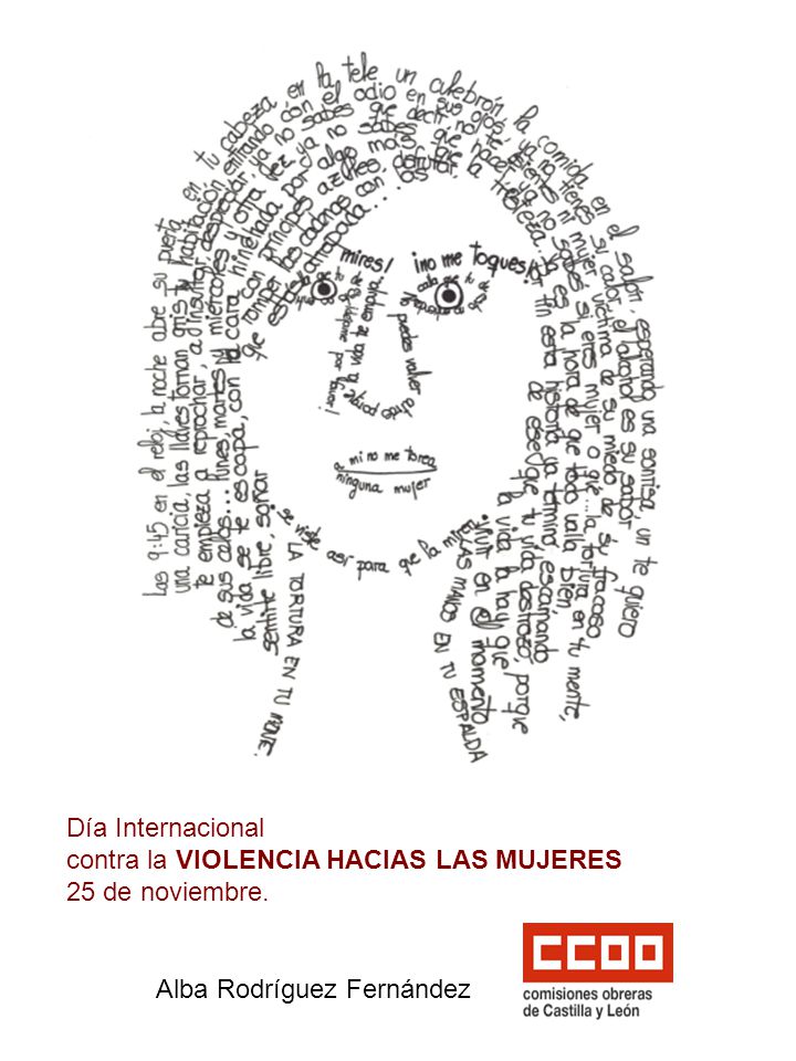 Día Internacional contra la VIOLENCIA HACIAS LAS MUJERES 25 de noviembre. Alba Rodríguez Fernández