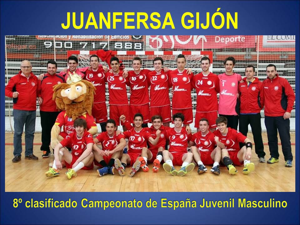 8º clasificado Campeonato de España Juvenil Masculino
