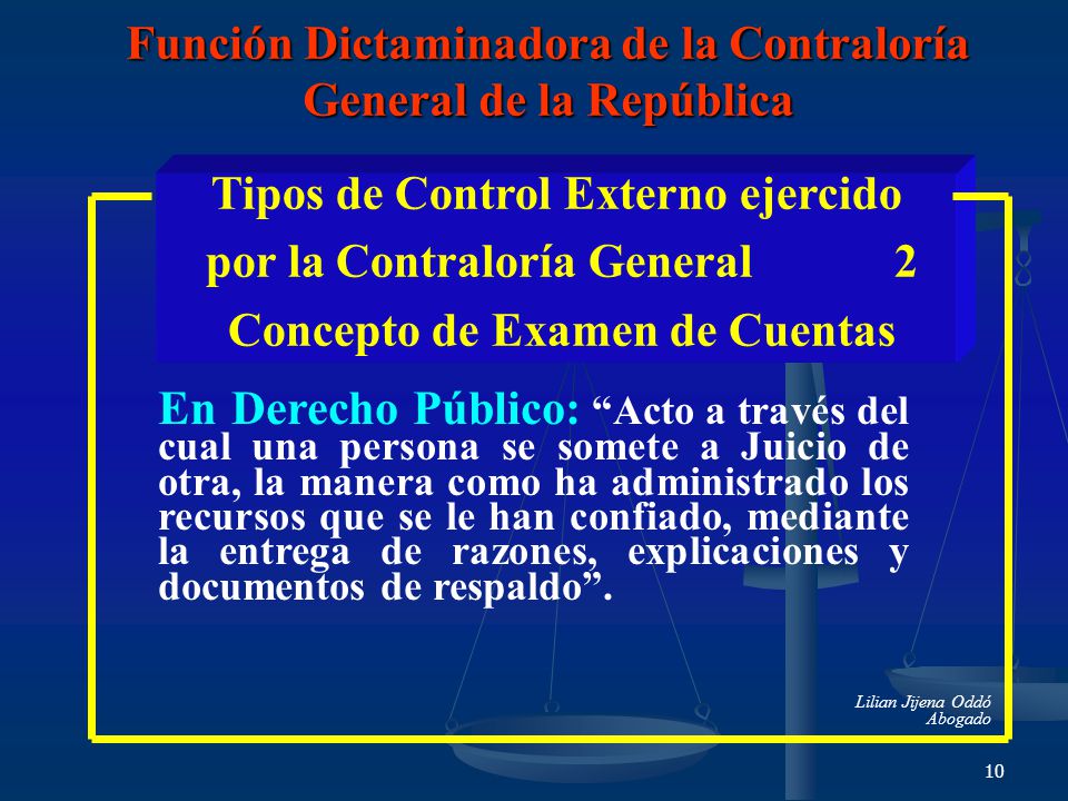 Función Dictaminadora de la Contraloría General de la República