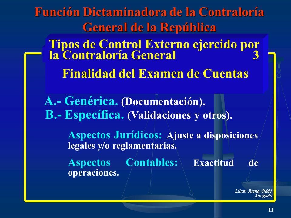 Función Dictaminadora de la Contraloría General de la República