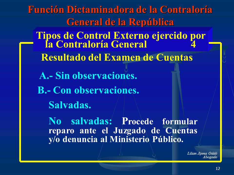 Función Dictaminadora de la Contraloría General de la República