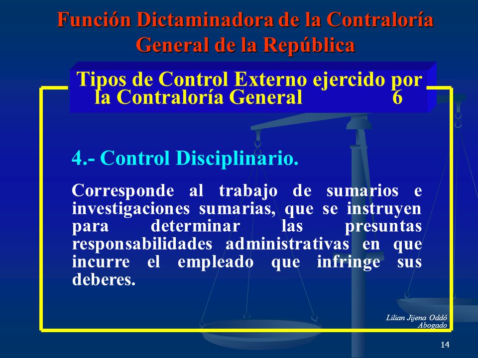 Función Dictaminadora de la Contraloría General de la República