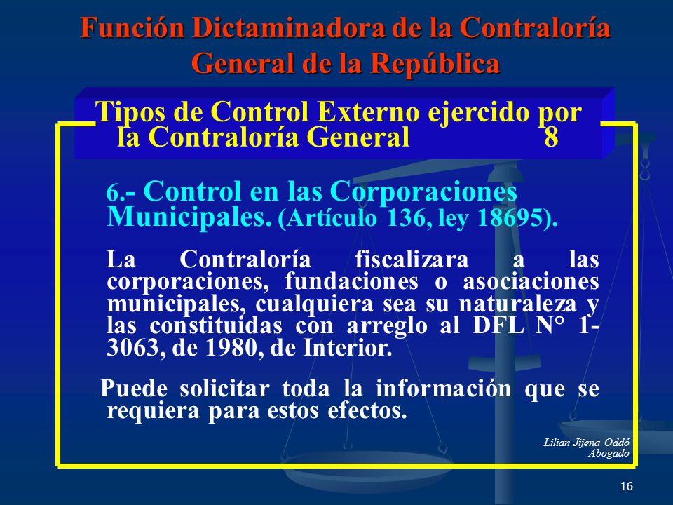 Función Dictaminadora de la Contraloría General de la República