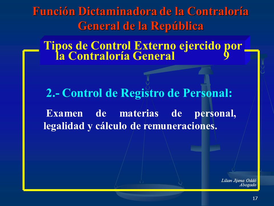 Función Dictaminadora de la Contraloría General de la República