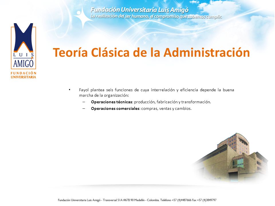 Teoría Clásica de la Administración