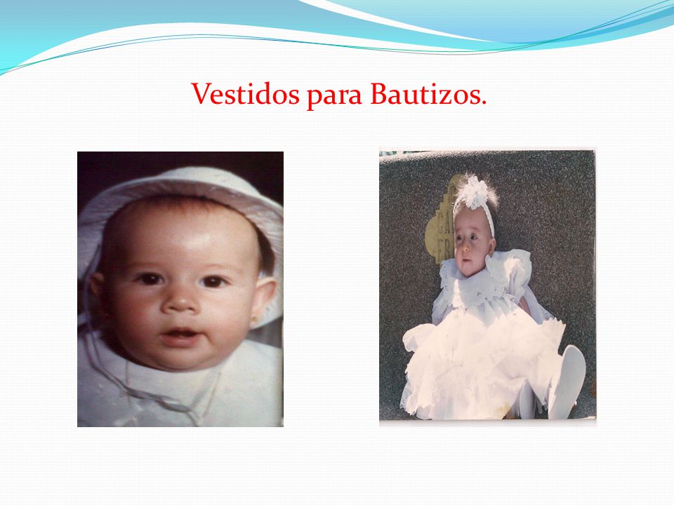 Vestidos para Bautizos.