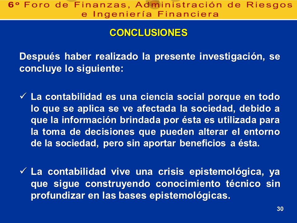 CONCLUSIONES Después haber realizado la presente investigación, se concluye lo siguiente: