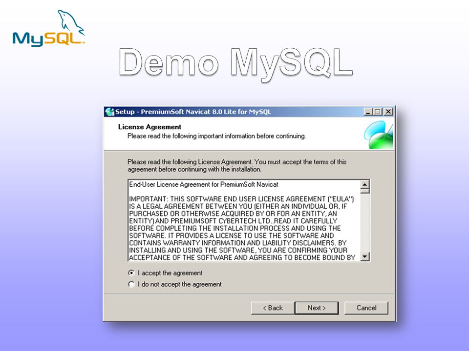 Demo MySQL 16