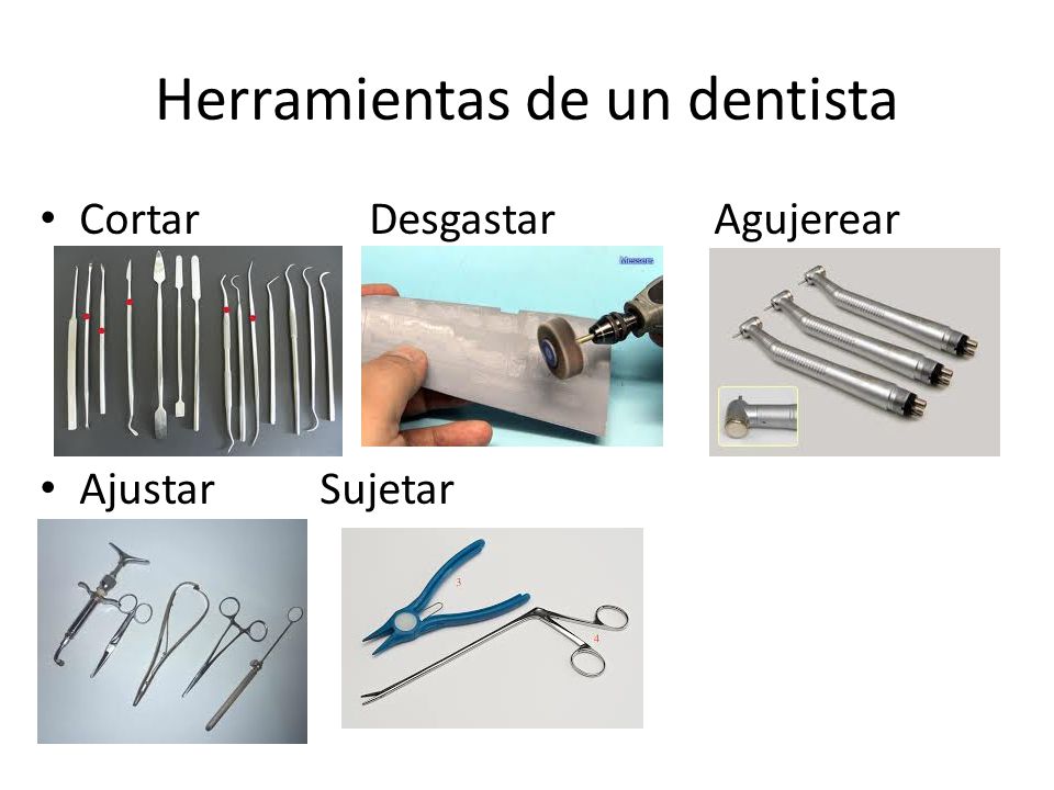 Herramientas de un dentista