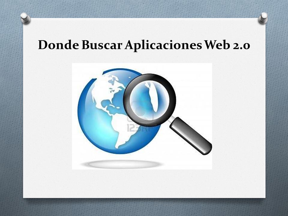 Donde Buscar Aplicaciones Web 2.0